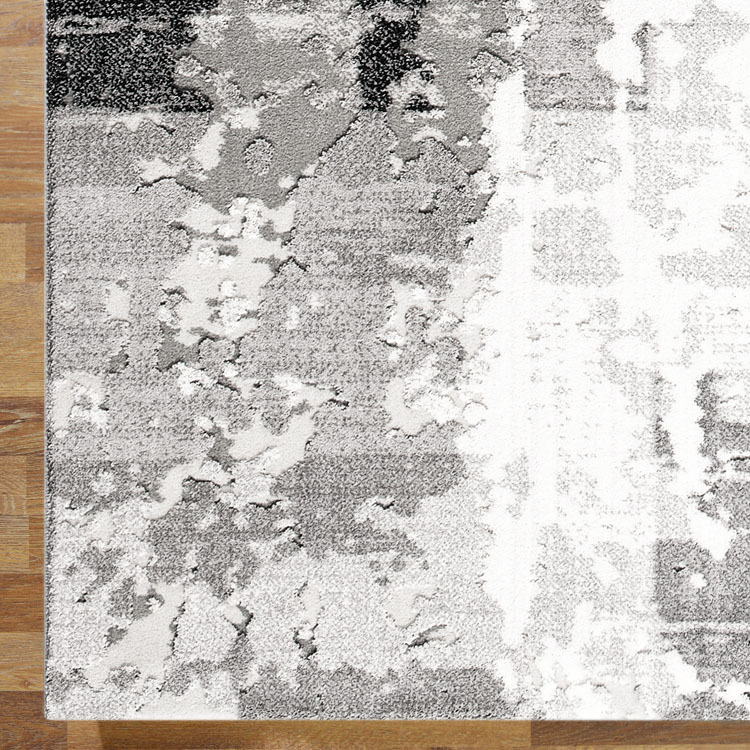 Large View Morris Grey Contemporary Rug