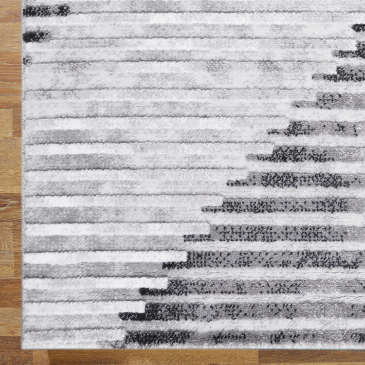 Large View Morris Contemporary Striped Rug