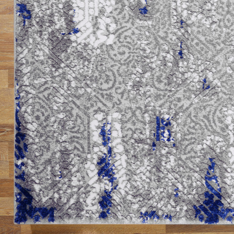 Large View Morris Grey Contemporary Rug