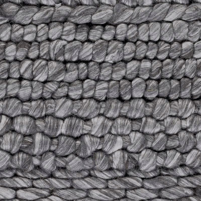 Mel Grey Braided Wool Rug