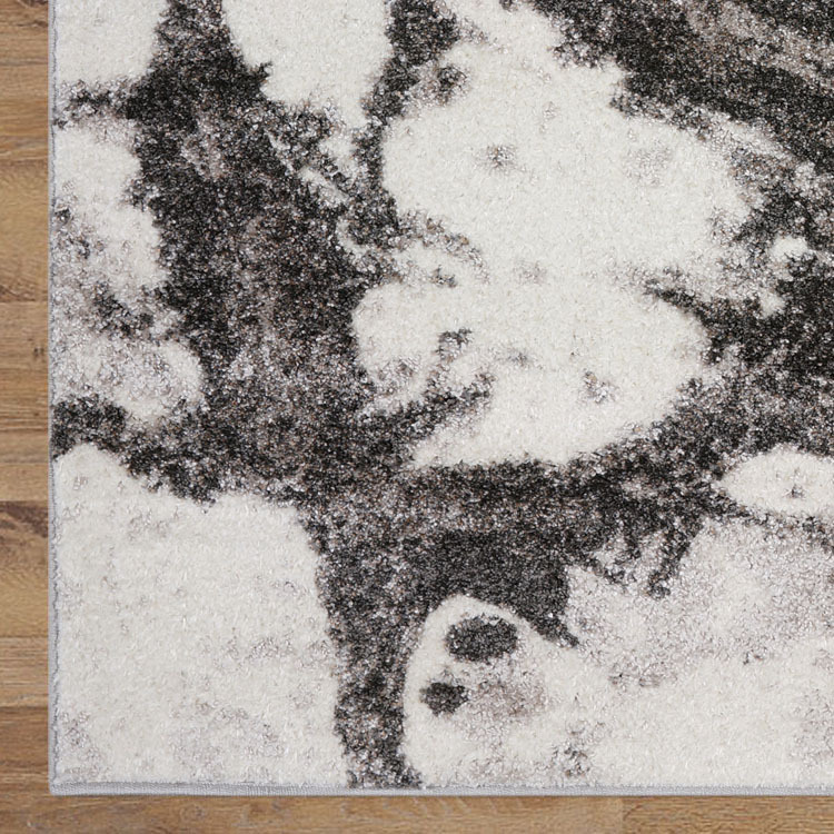 Large View Oakley Brown Marble Pattern Rug
