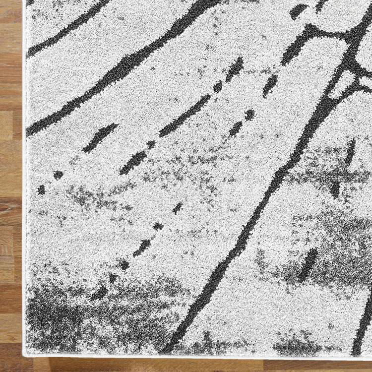 Oakley Modern Grey Abstract Rug