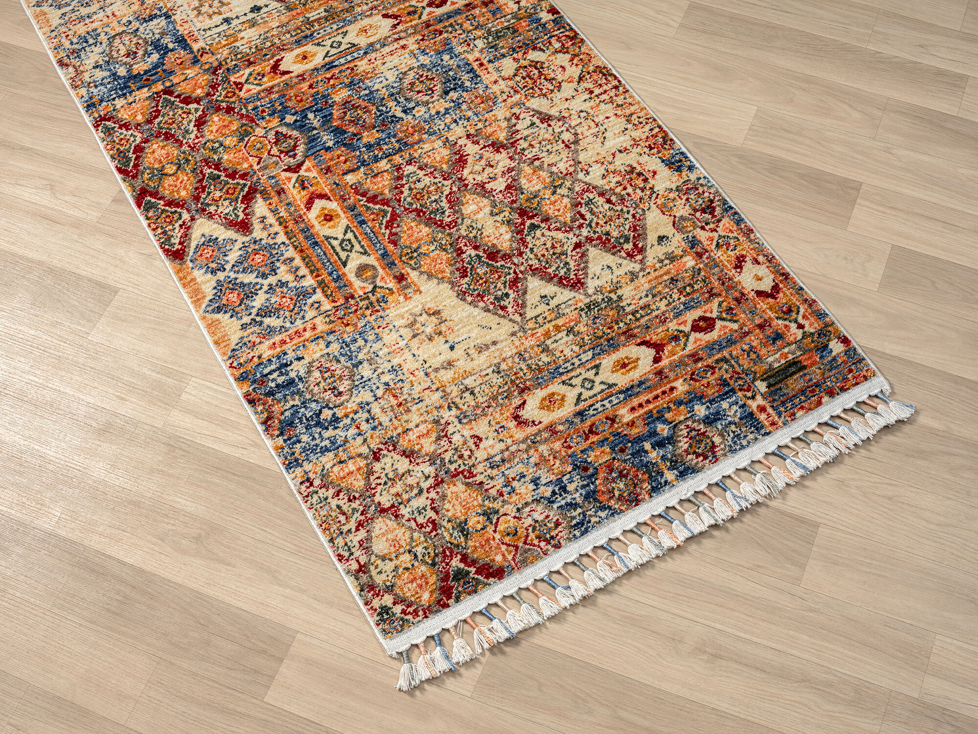Large View Opal Traditional Fringed Rug