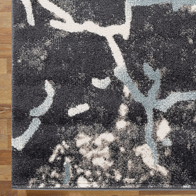 Large View Orel Grey Contemporary Rug