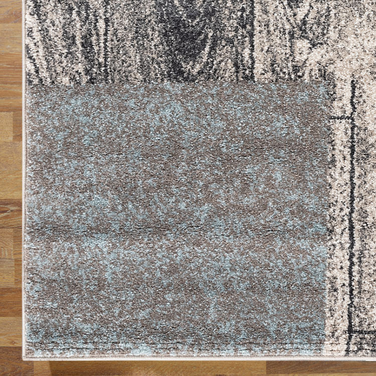 Orel Wood Grain Pattern Rug