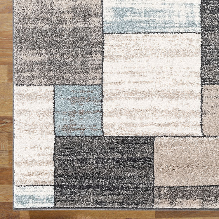 Large View Orel Modern Square Pattern Rug
