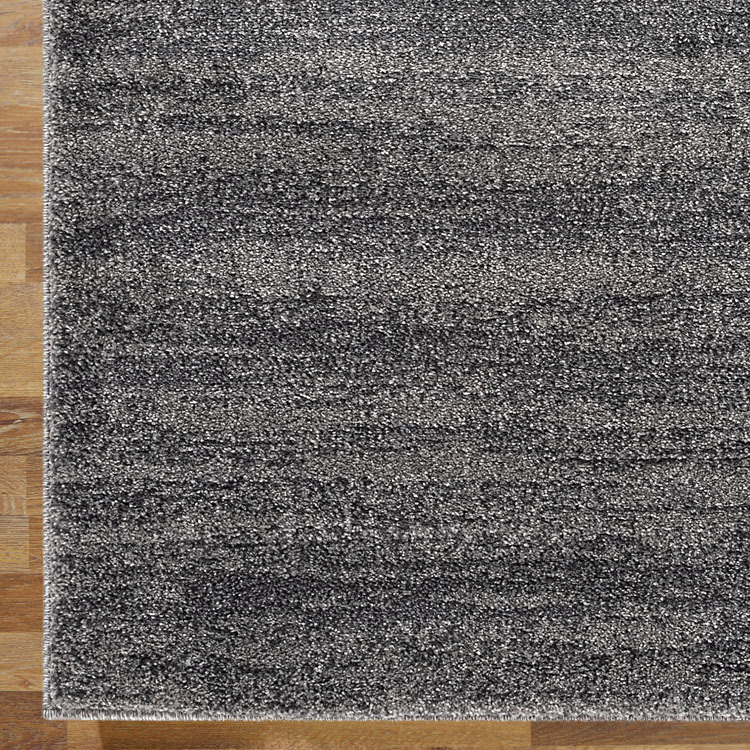 Orel Contemporary Plain Grey Rug