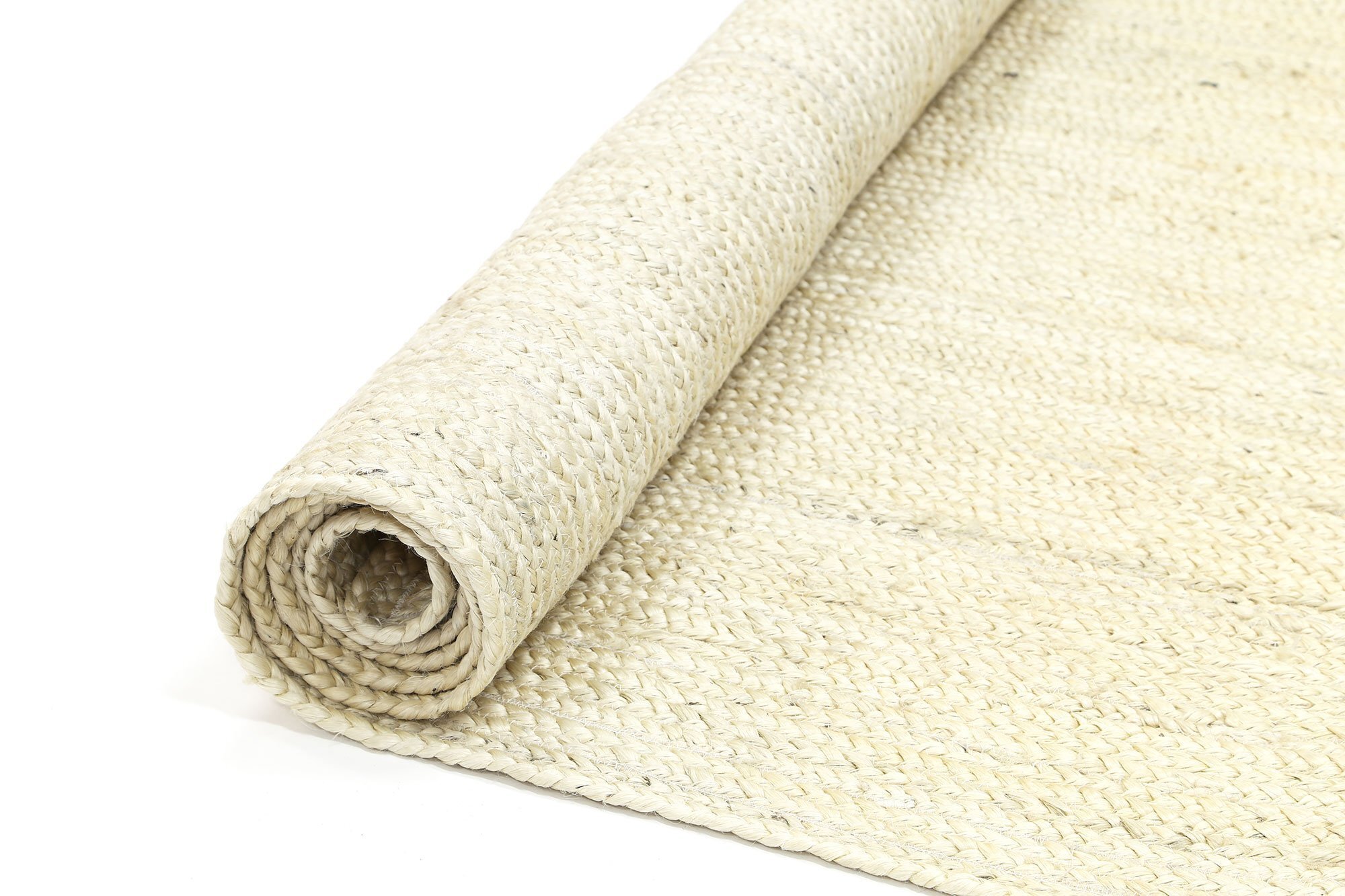Oscar Bleach Handwoven Jute Rug
