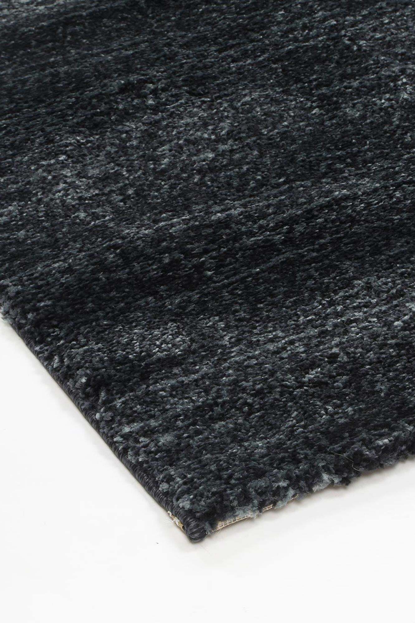 Pave Plain Modern Black Rug