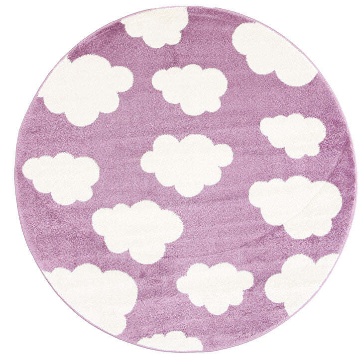 Petite Kids Purple Cloud Rug