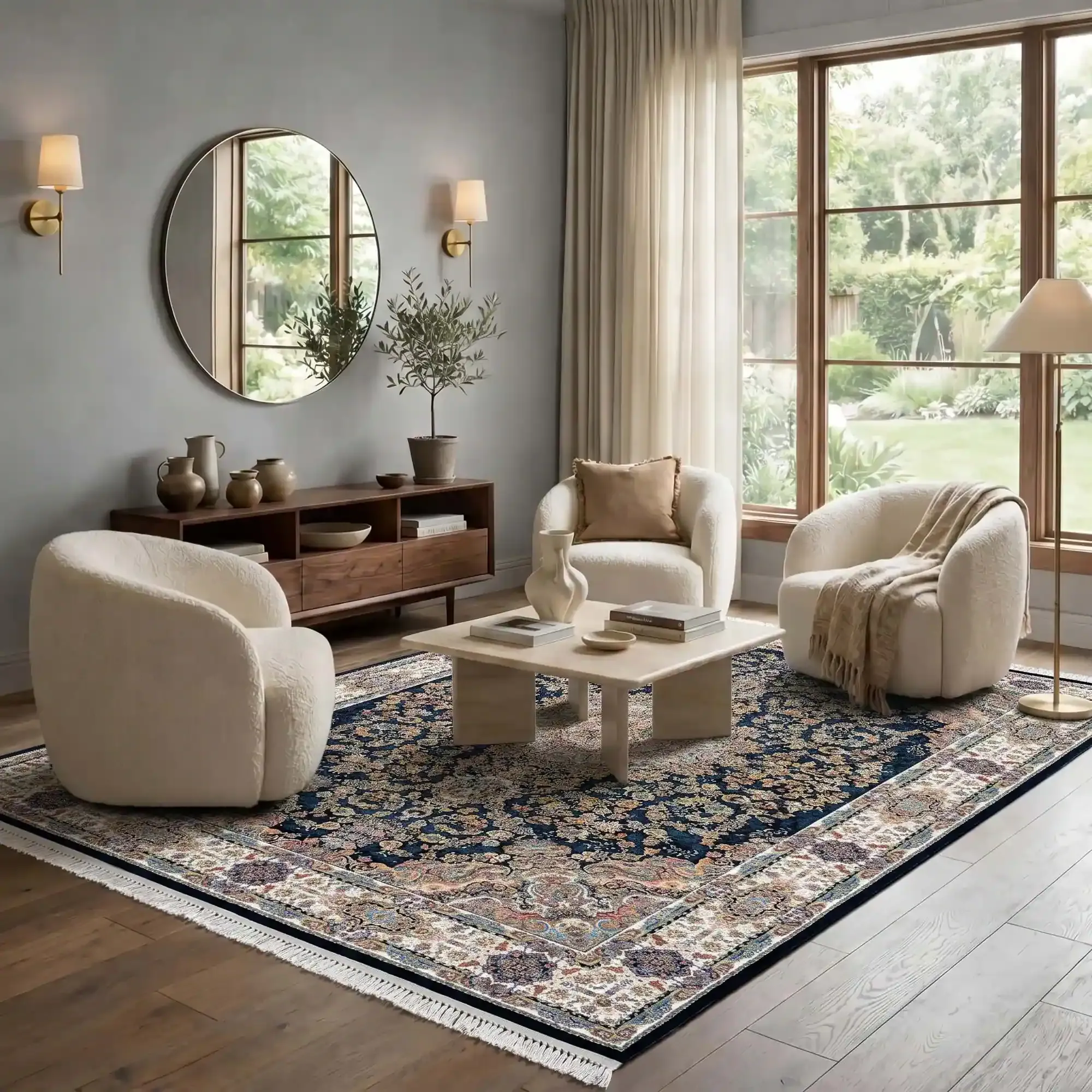 Parsa Medallion Oriental Rug