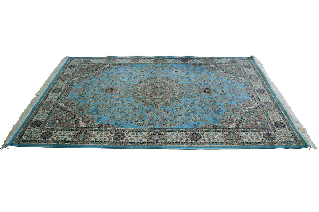 Parsa Blue Medallion Oriental Rug