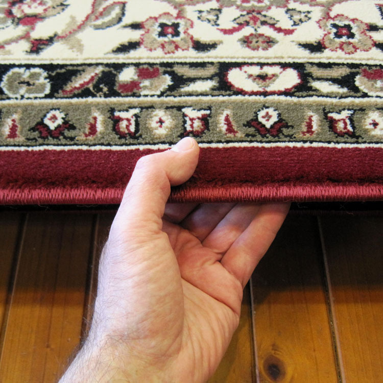 Preston Red Traditional Floral Rug