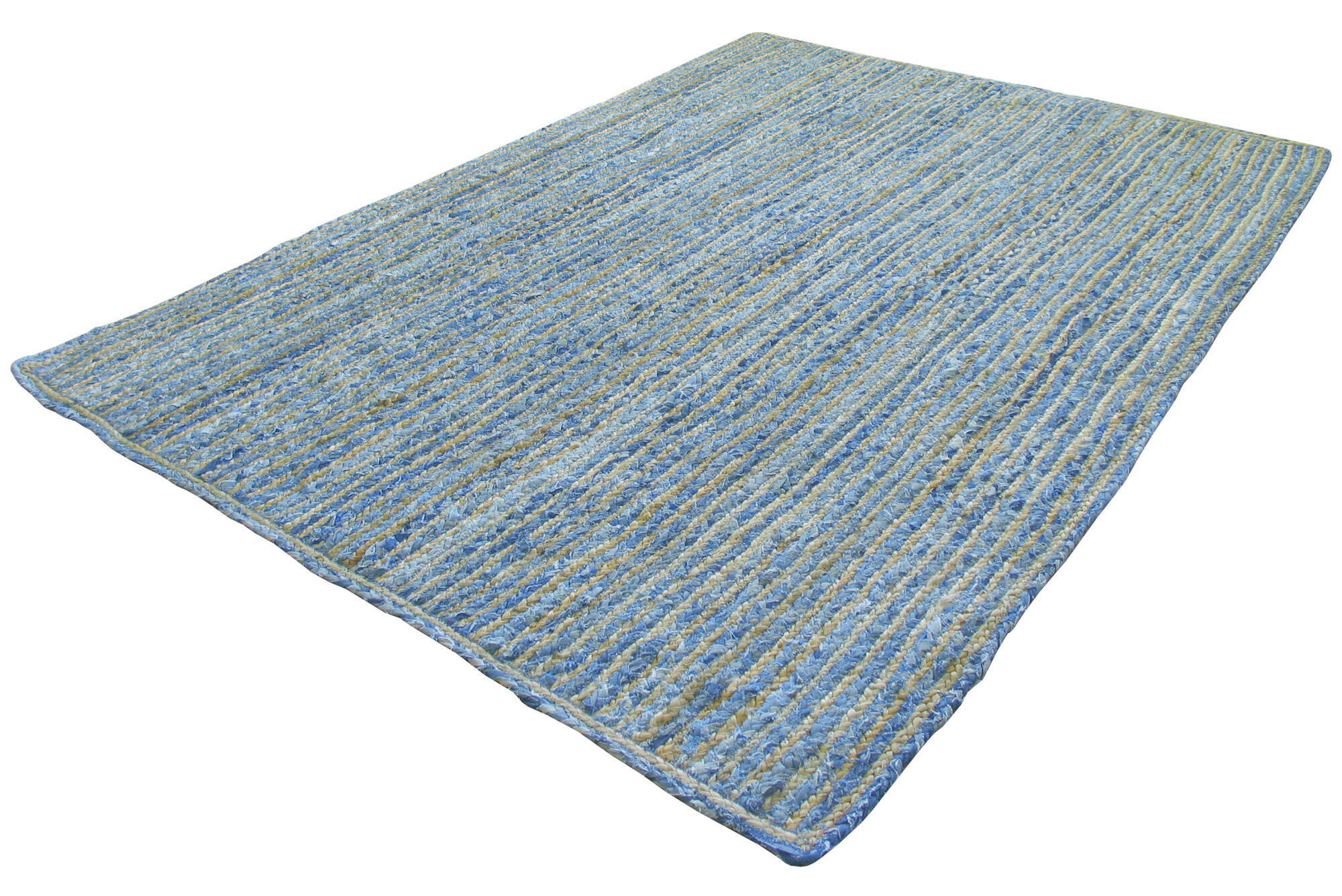 Ravine Denim & Jute Braid Rug