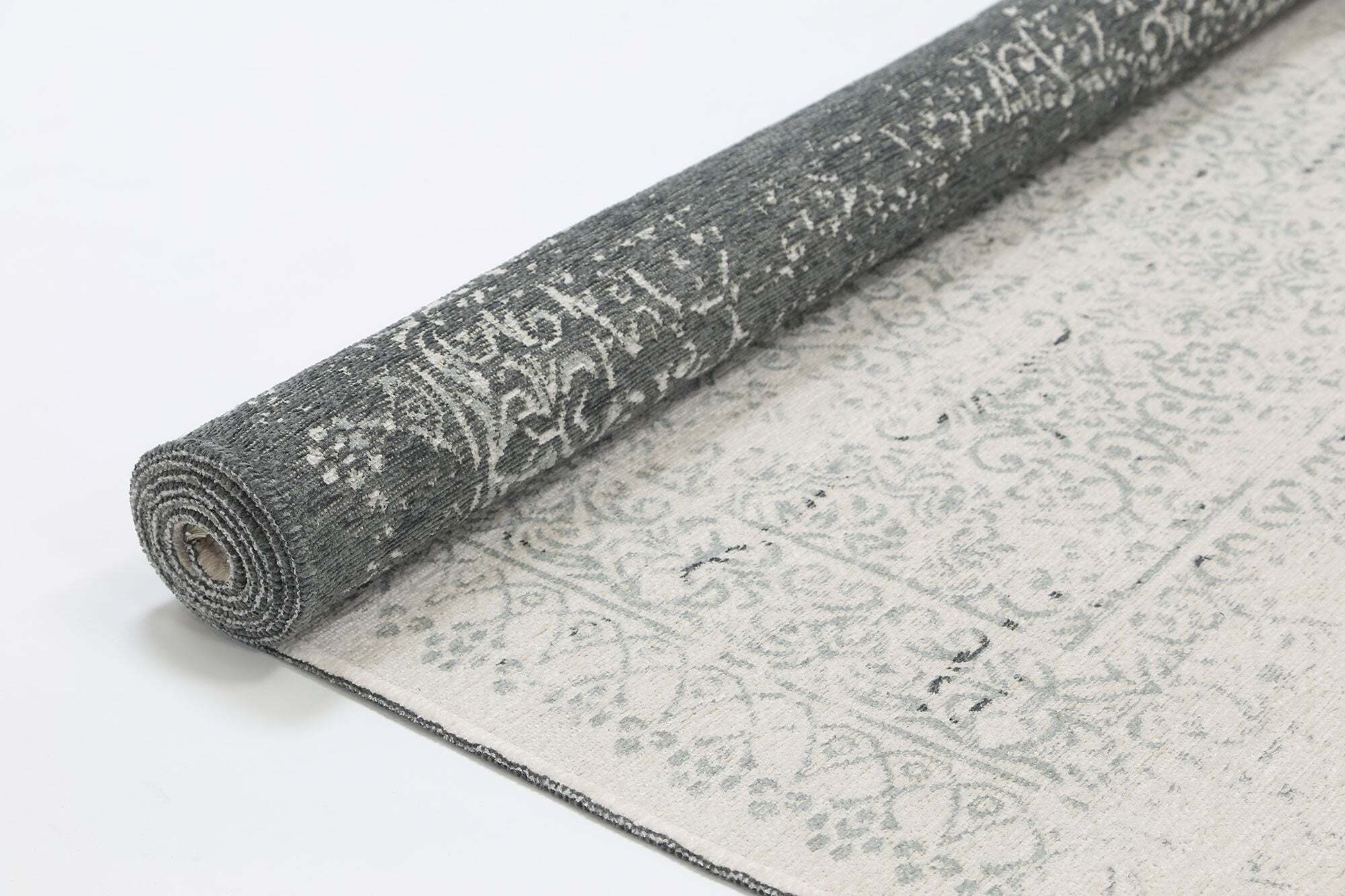 Large View Ryan Grey Cotton Transitional Rug