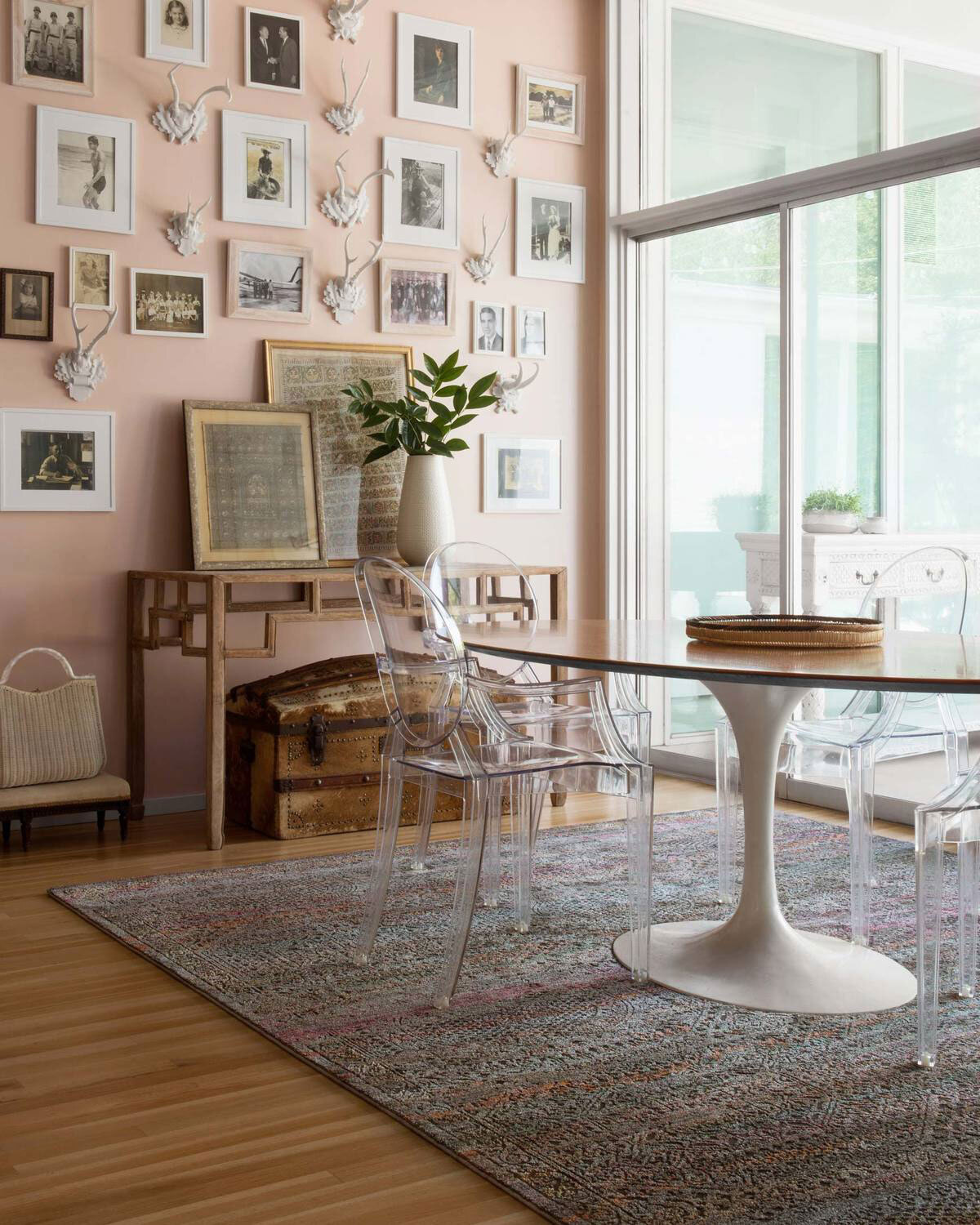 Large View Saba Geometric Transitional Rug