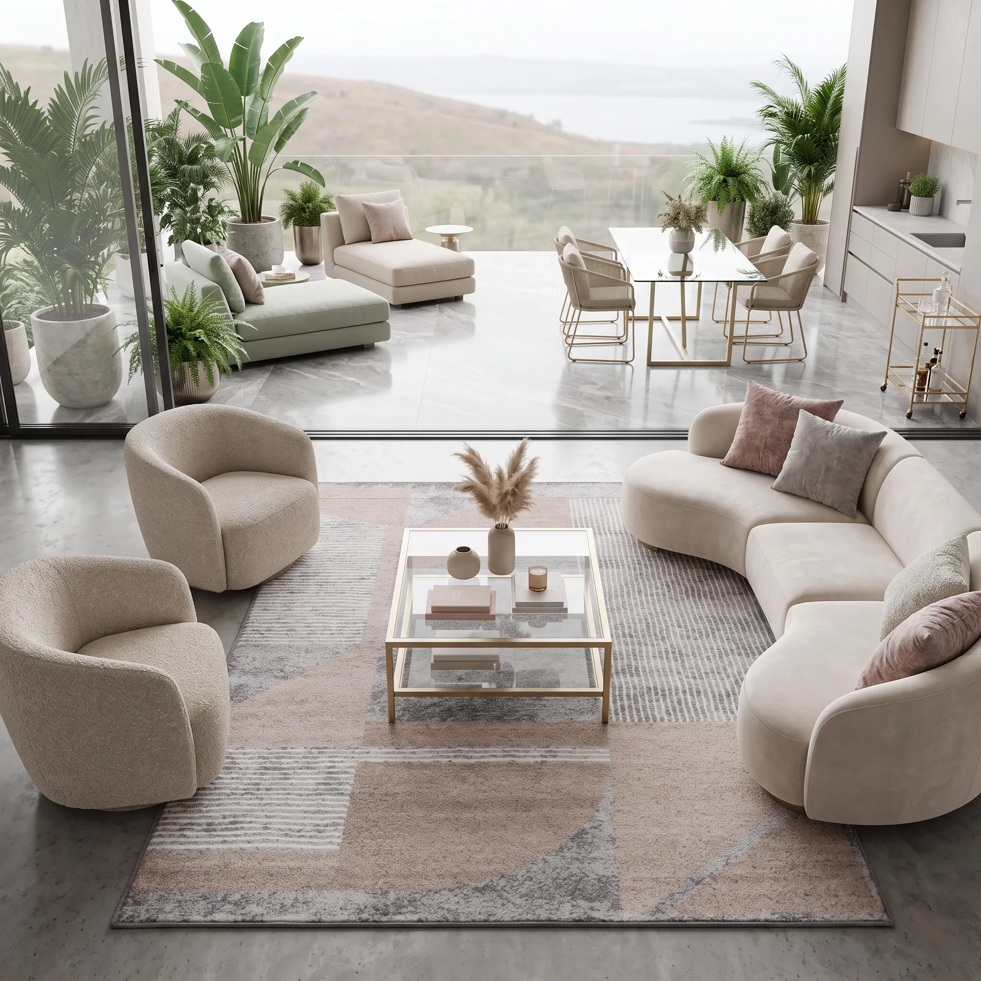 Sapore Modern Geometric Rug