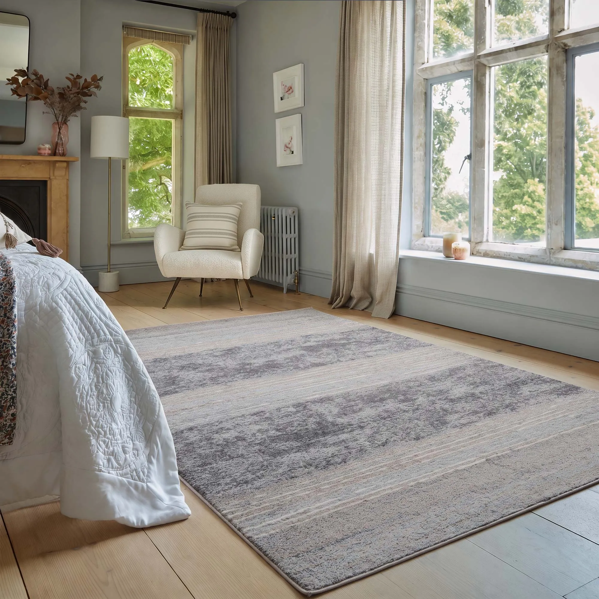 Sapore Contemporary Striped Rug