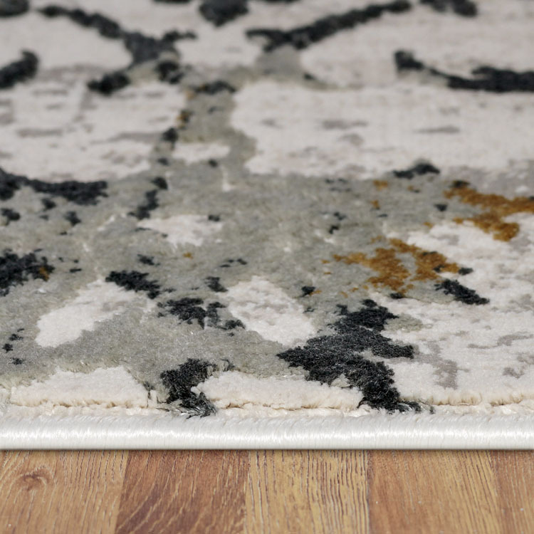 Saul Beige Floral Transitional Rug