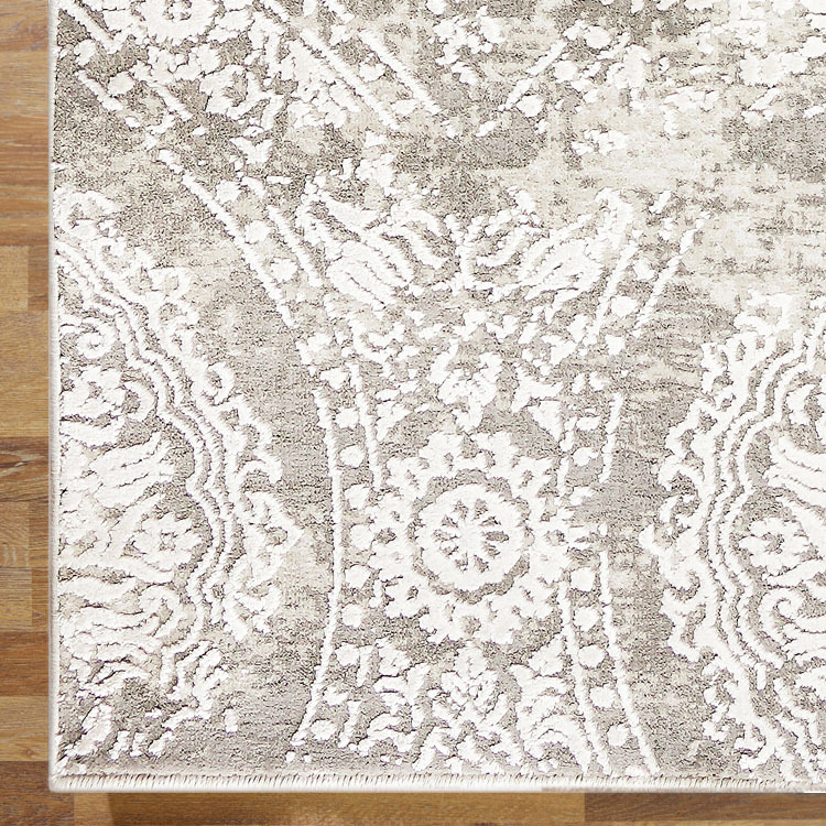 Large View Saul Contemporary Medallion Rug