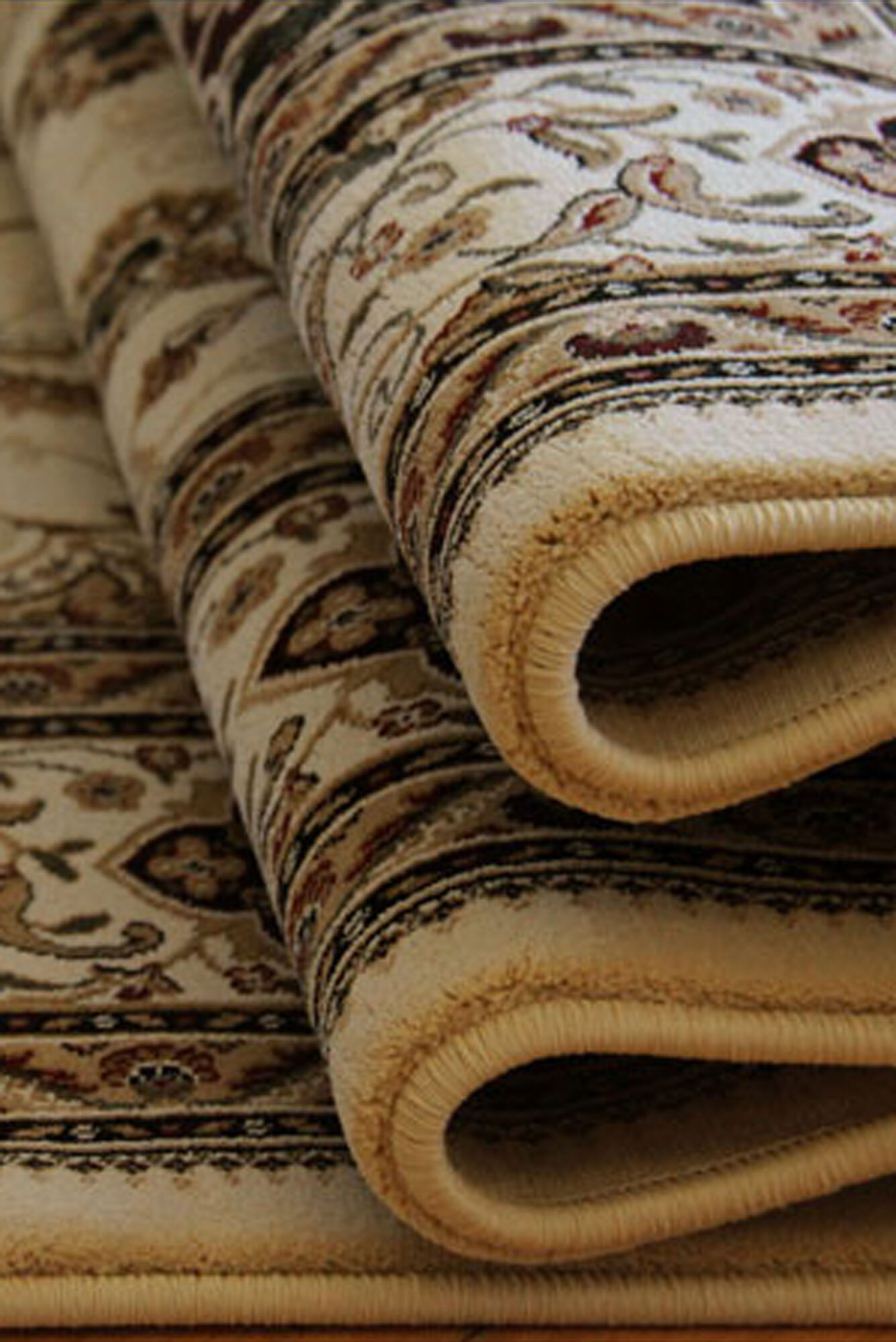 Large View Star Beige Classic Medallion Rug