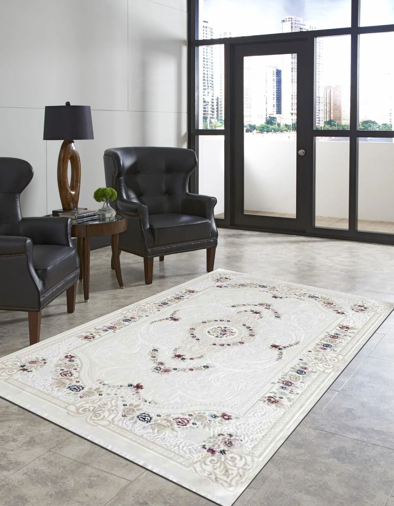 Sadie Cream Traditional Floral Rug