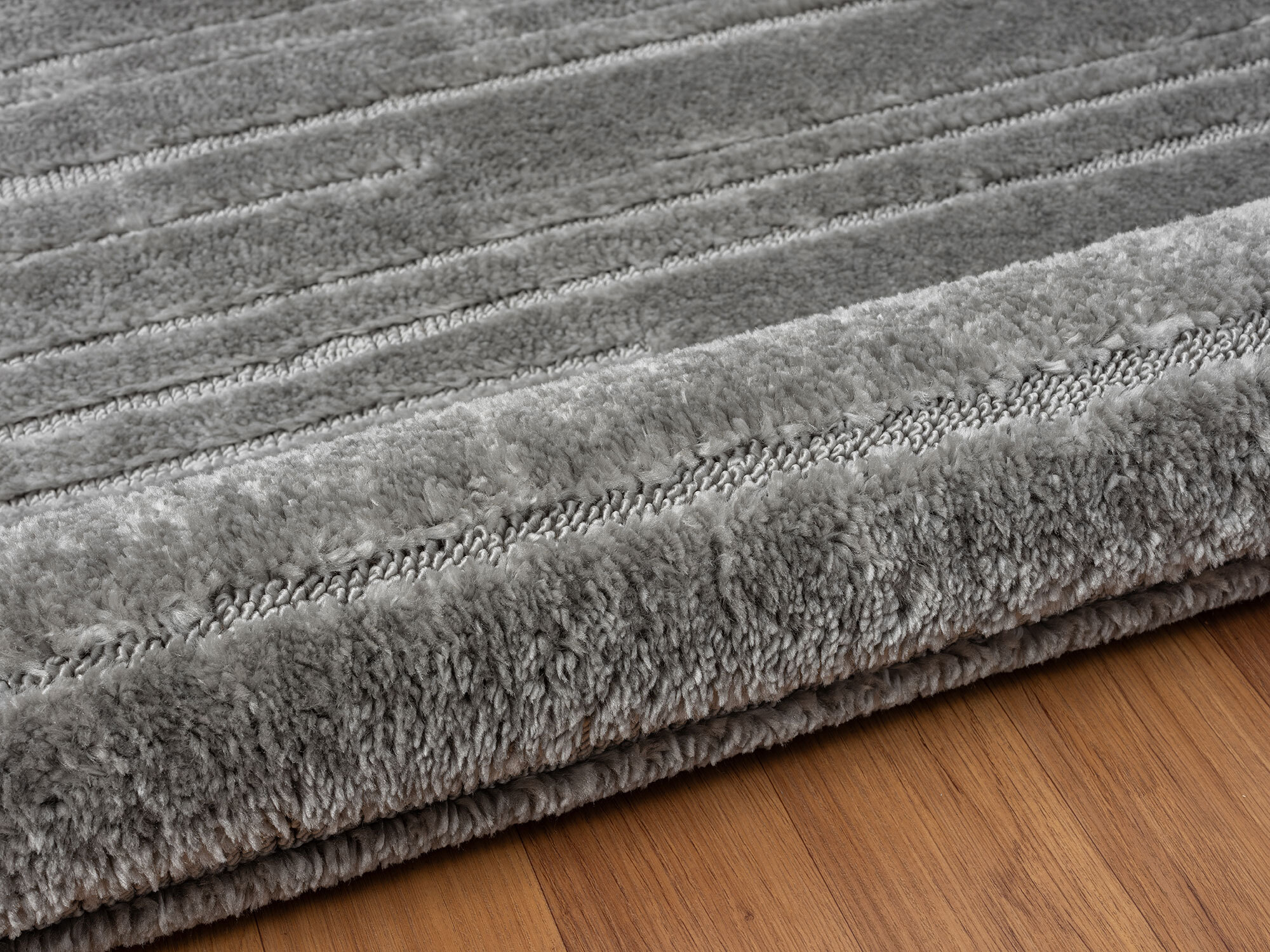 Serenade Grey Striped Rug