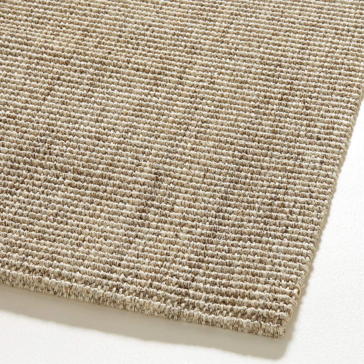 Large View Sisal Rubber Back Flatweave Rug
