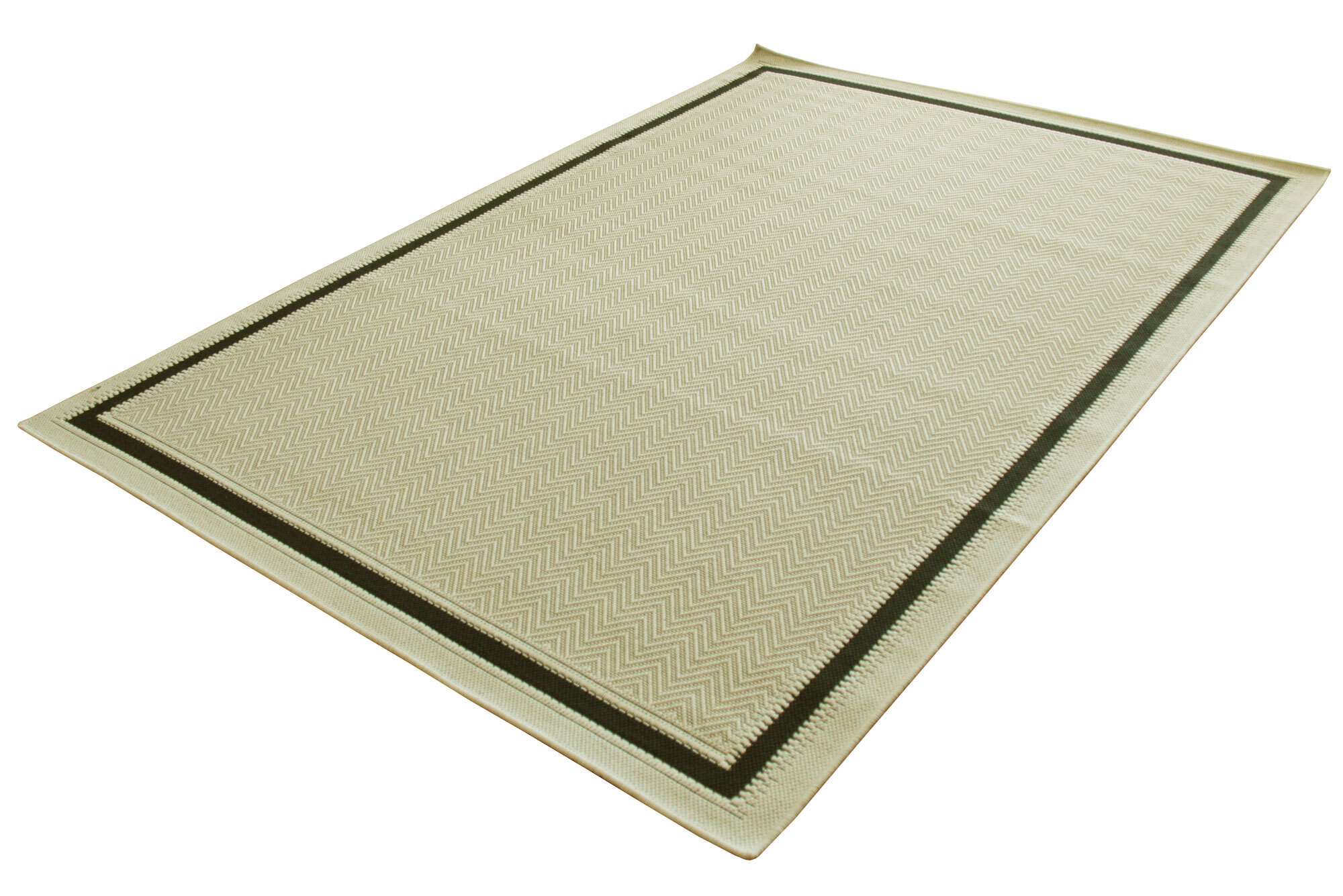 Storm Flatweave Border Rug