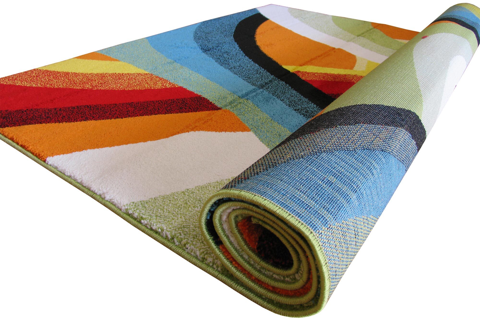 Large View Splendor Modern Wavy Rug