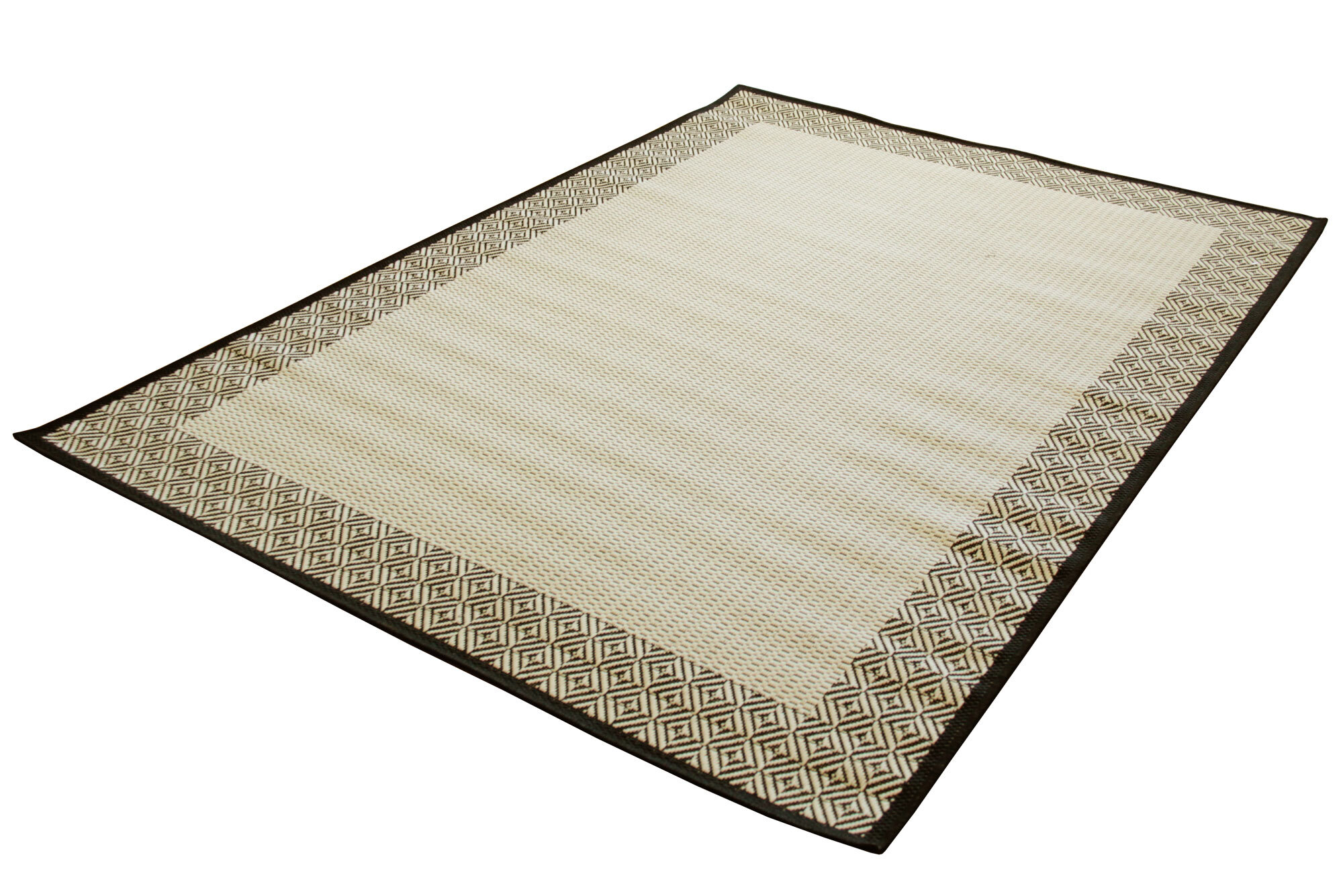 Storm Flatweave Border Rug