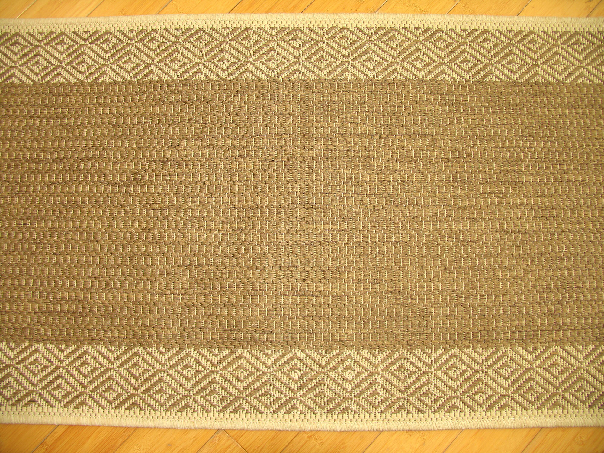 Large View Sama Flatweave Border Rug