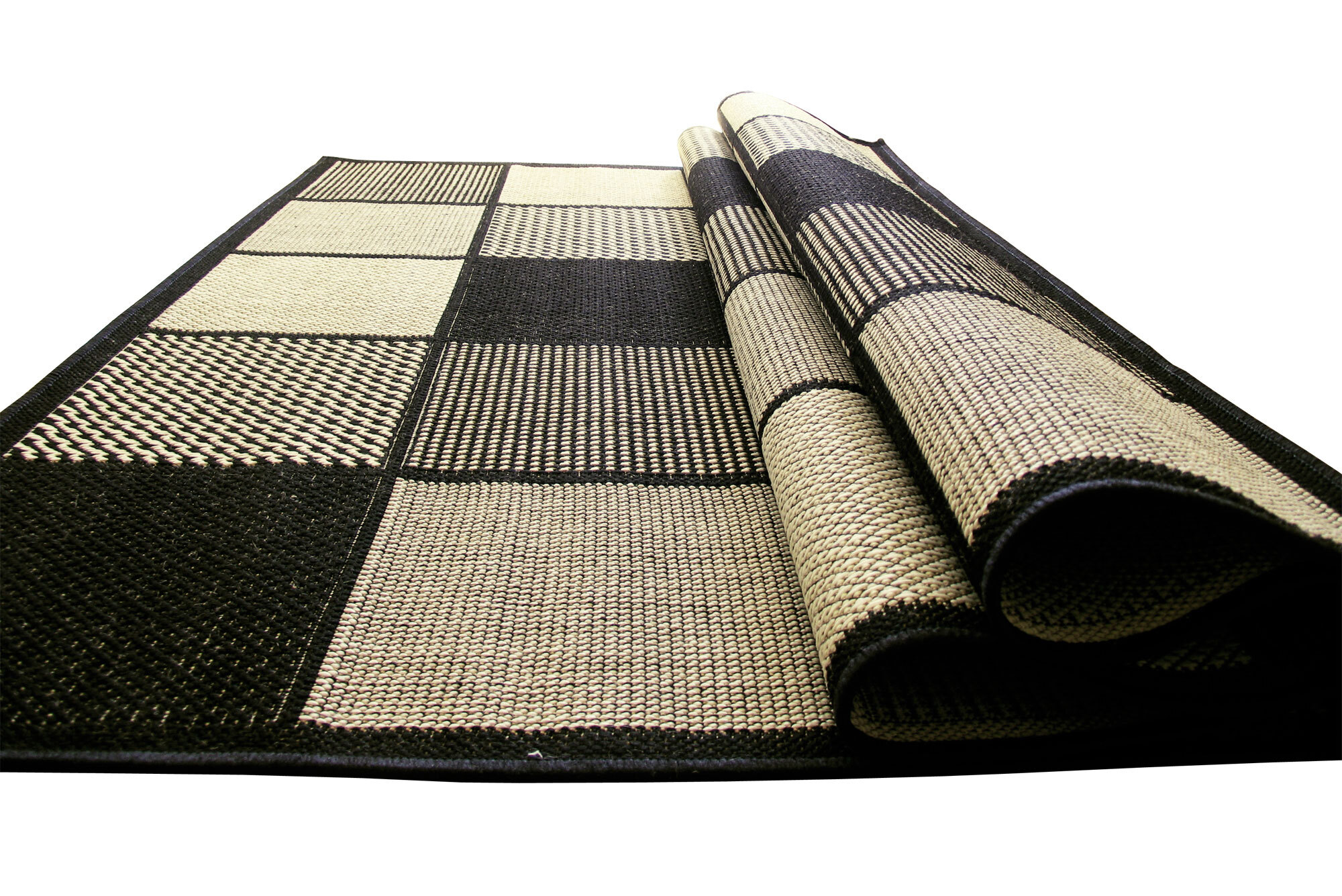 Large View Storm Flatweave Geometric Rug