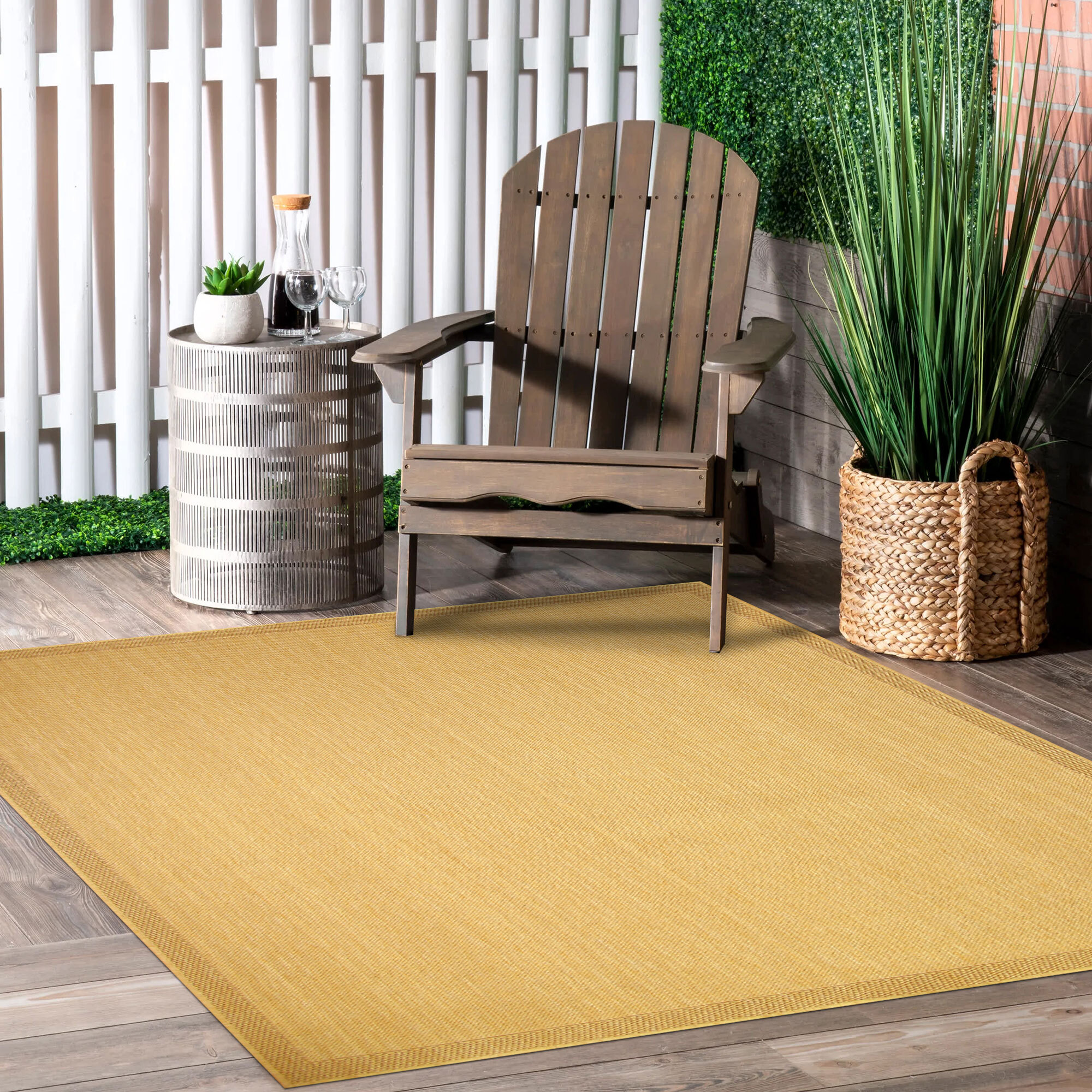 Large View Sama Plain Indoor Outdoor Rug