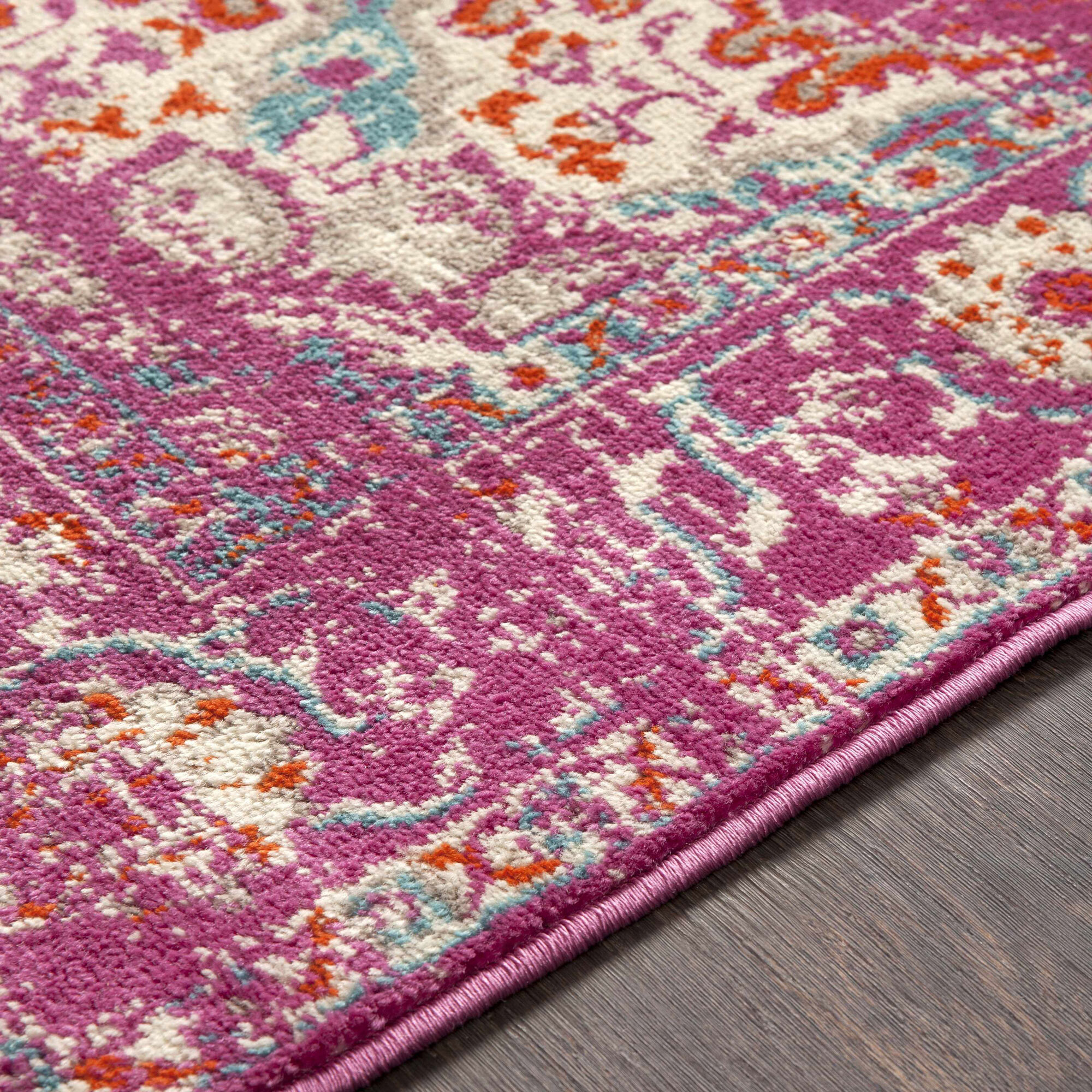 Large View Space Traditional Medallion Rug