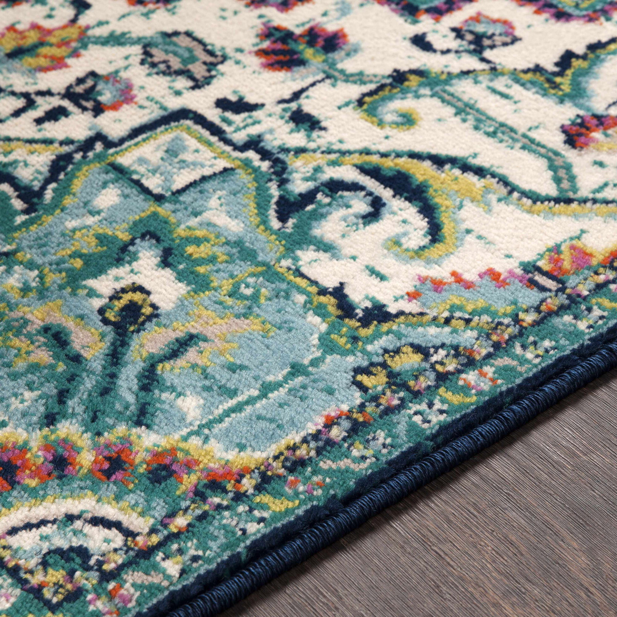 Large View Space Traditional Medallion Rug