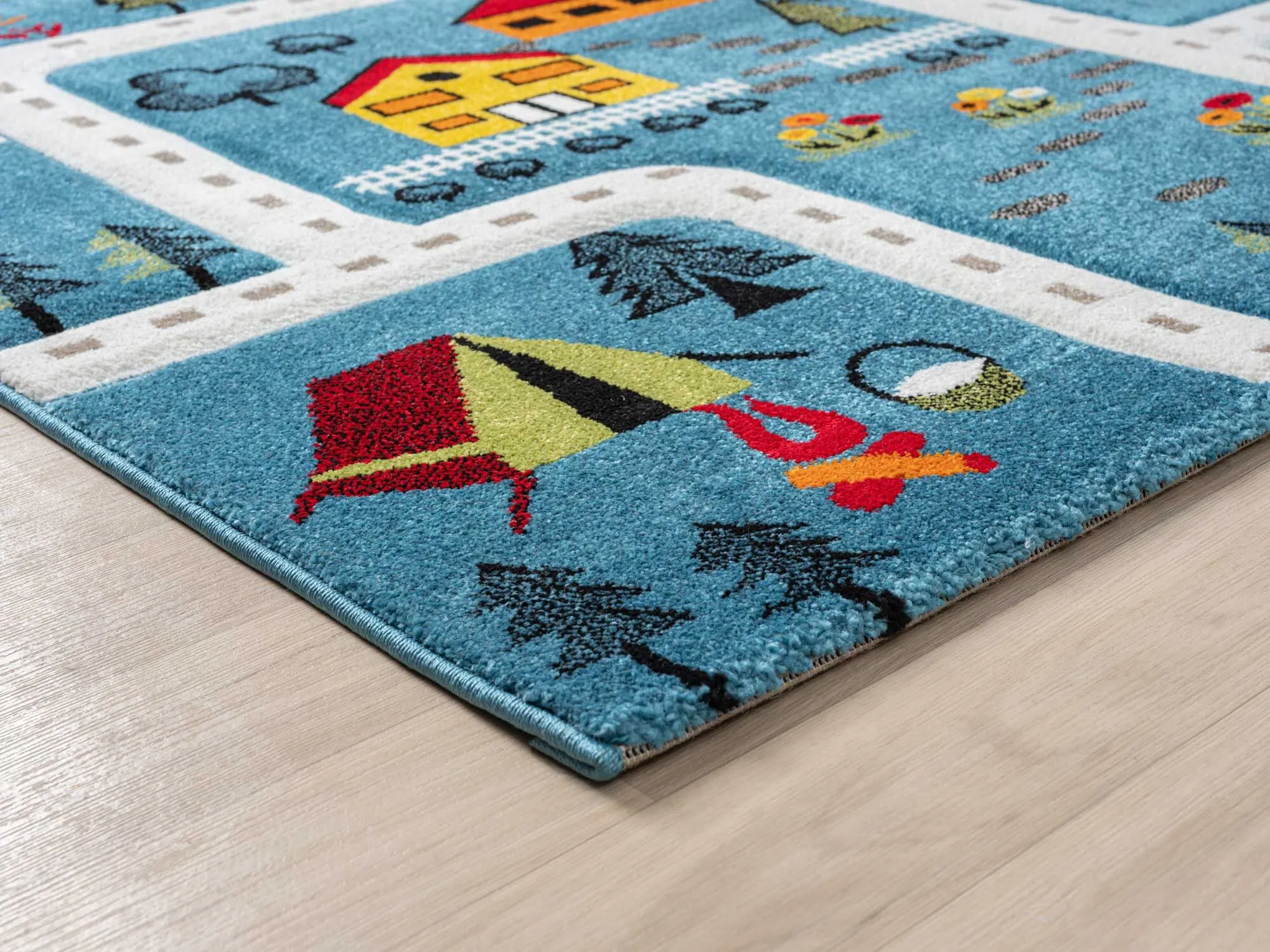 Speedy Kids Town Road Rug