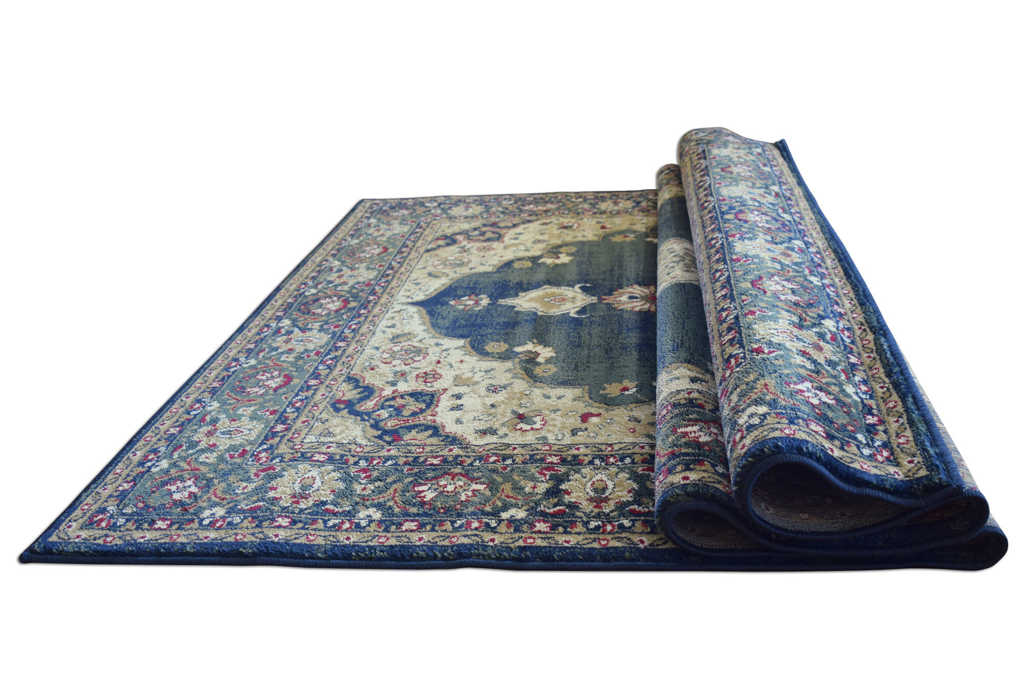Large View Sydney Blue Classic Medallion Rug