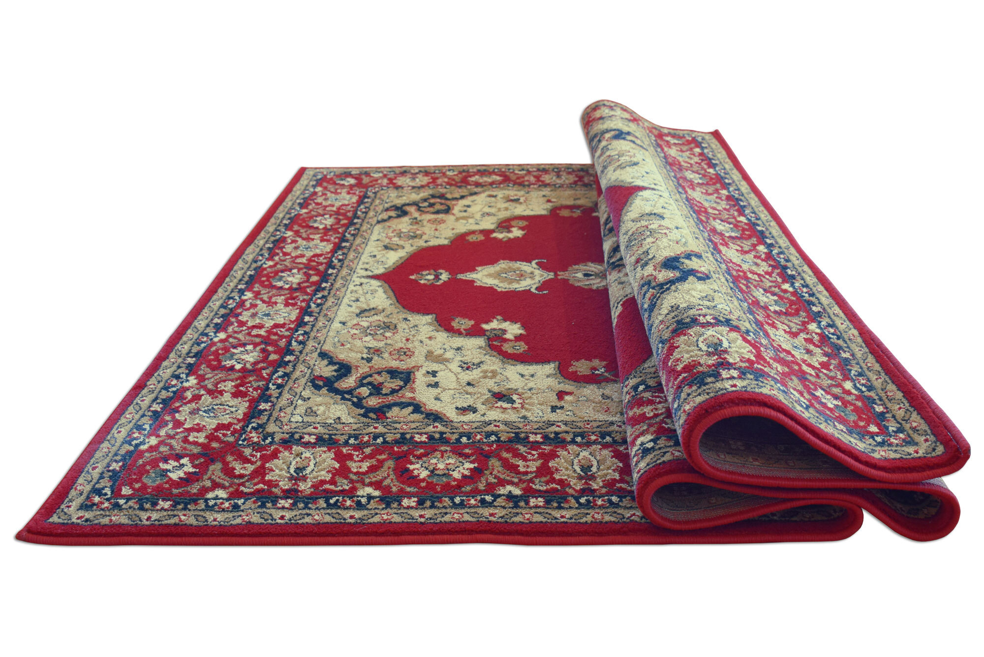 Large View Sydney Red Classic Medallion Rug