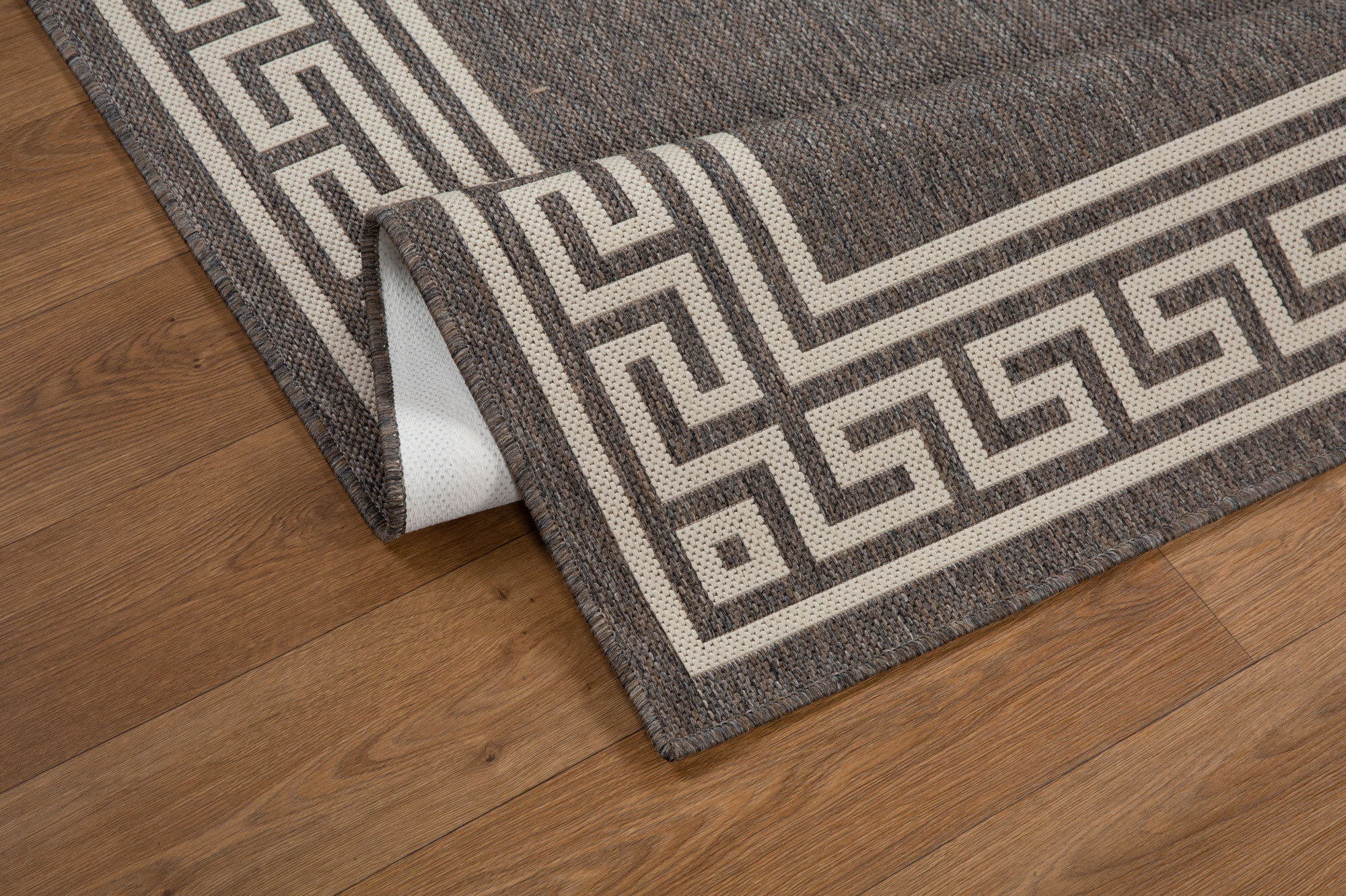 Large View Soleil Greek Key Flatweave Rug