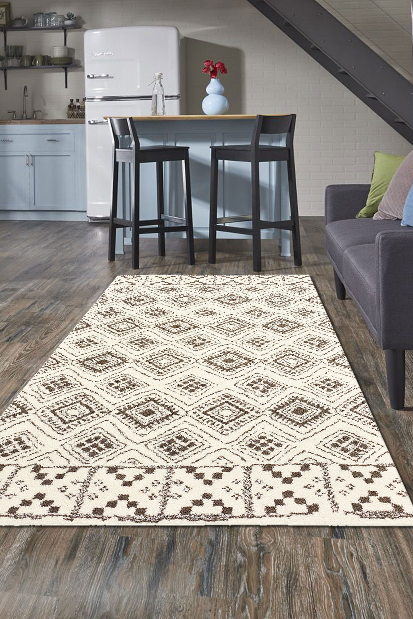 Large View Sofia Moroccan Geometric Rug
