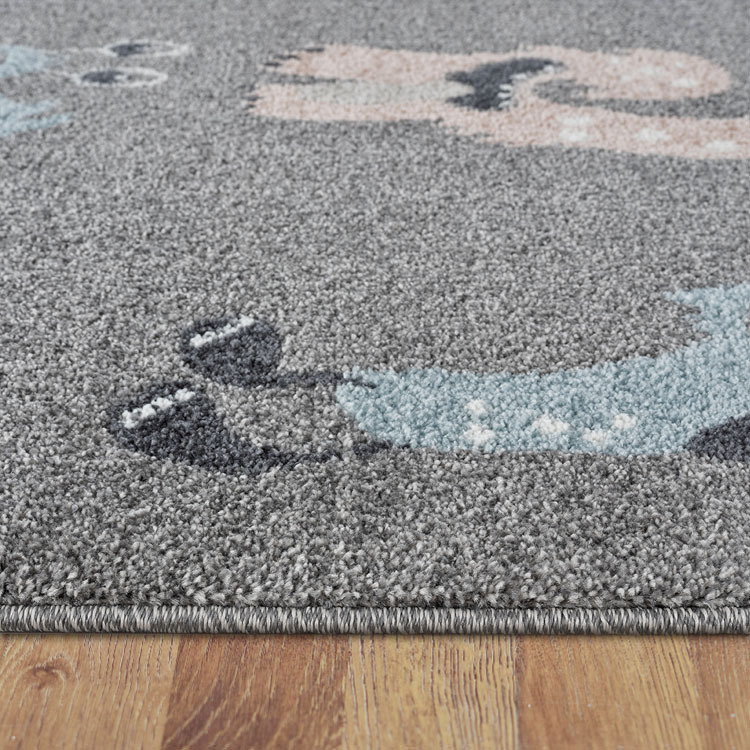 Large View Sunny Kids Fun Monster ABC Rug