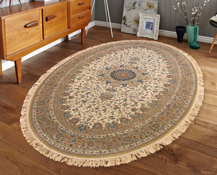 Large View Tapis Traditional Medallion Rug