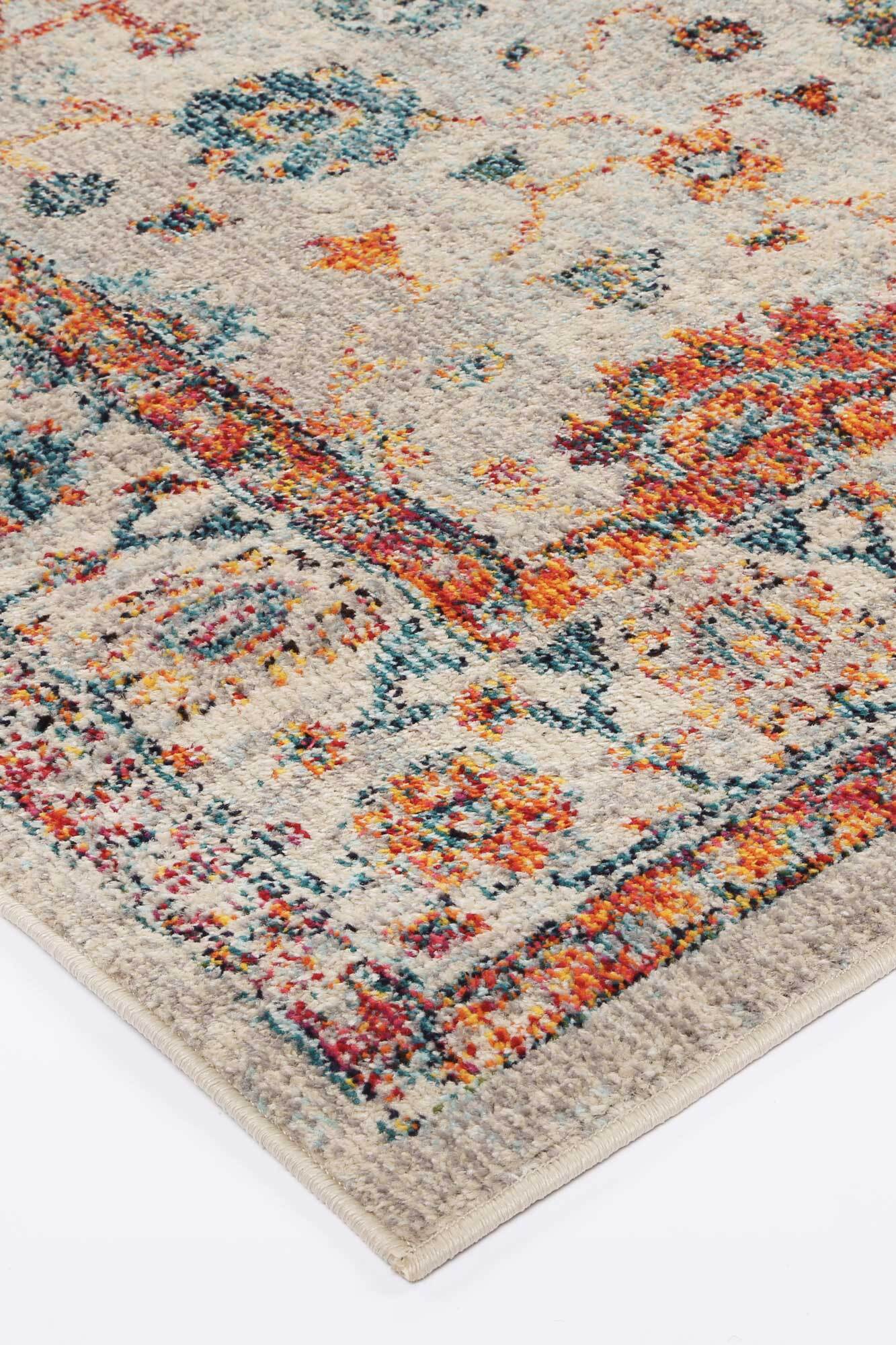 Large View Tina Cream Traditional Floral Rug