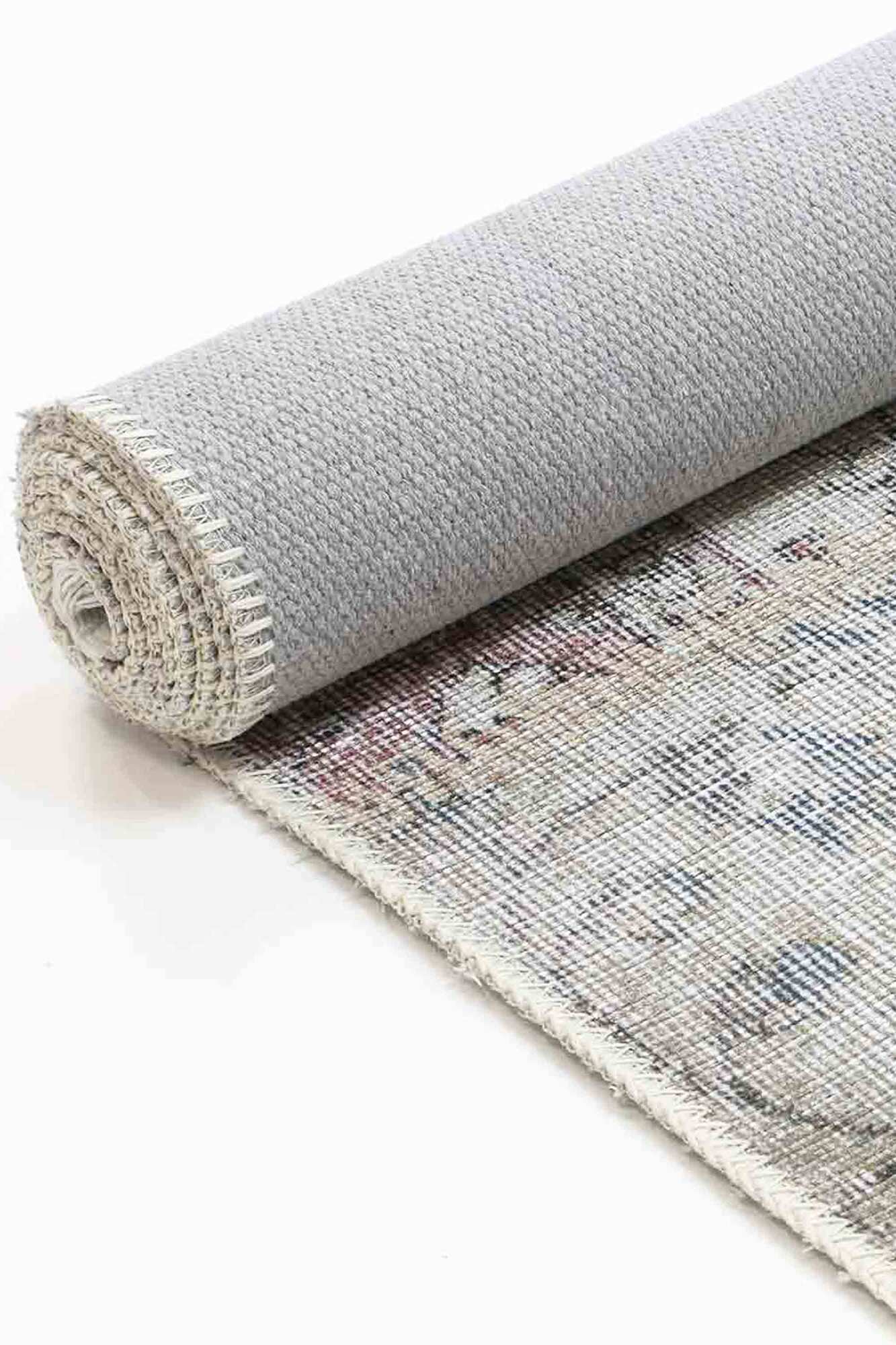 Large View Victoria Washable Patchwork Rug