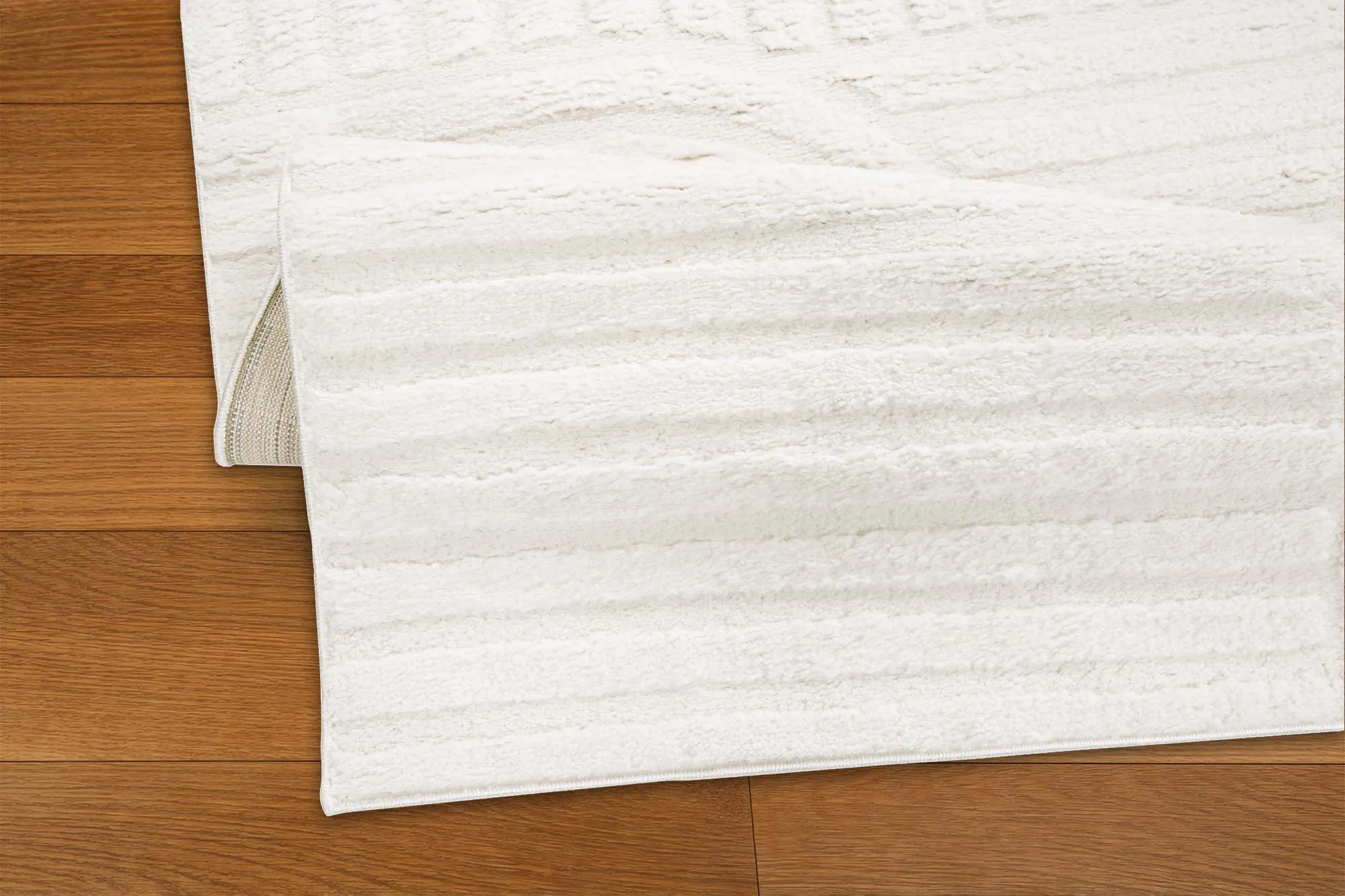 Viper White Modern Arch Rug