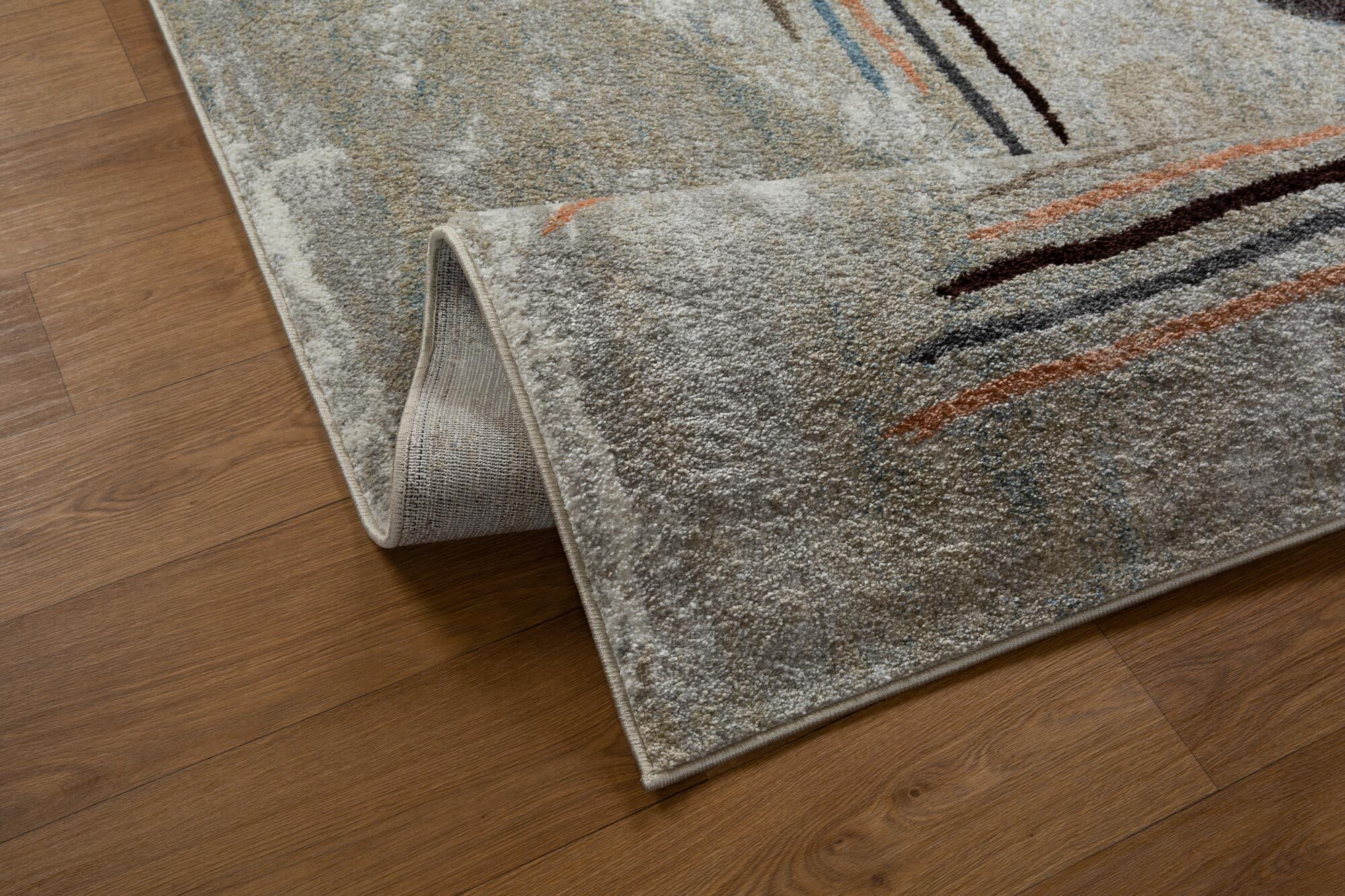 Large View Vivid Modern Abstract Rug