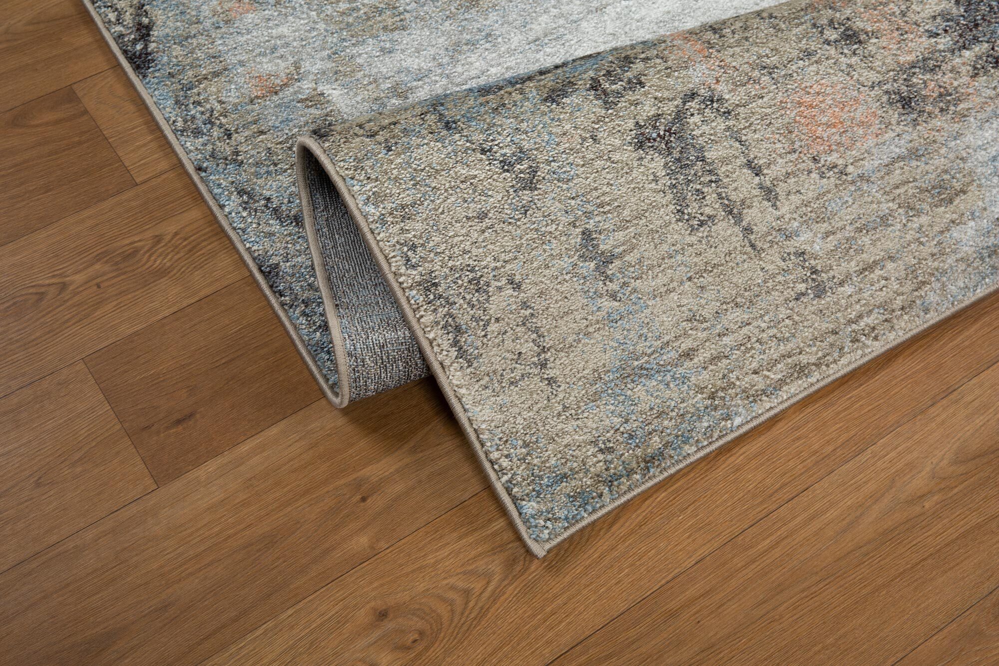 Large View Vivid Modern Abstract Rug