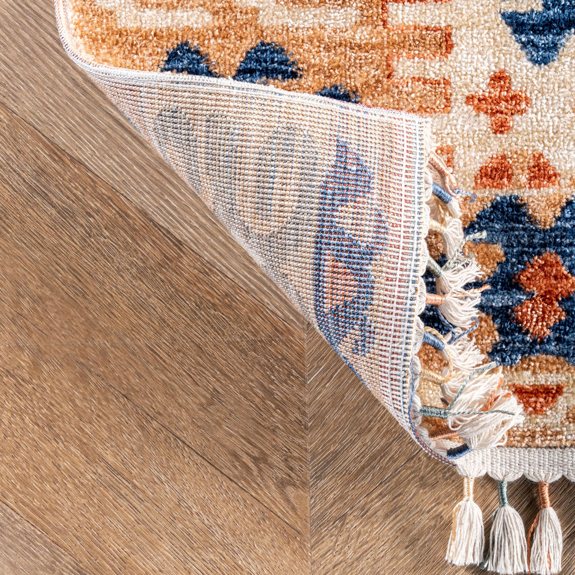 Large View Samantha Moroccan Tassel Rug