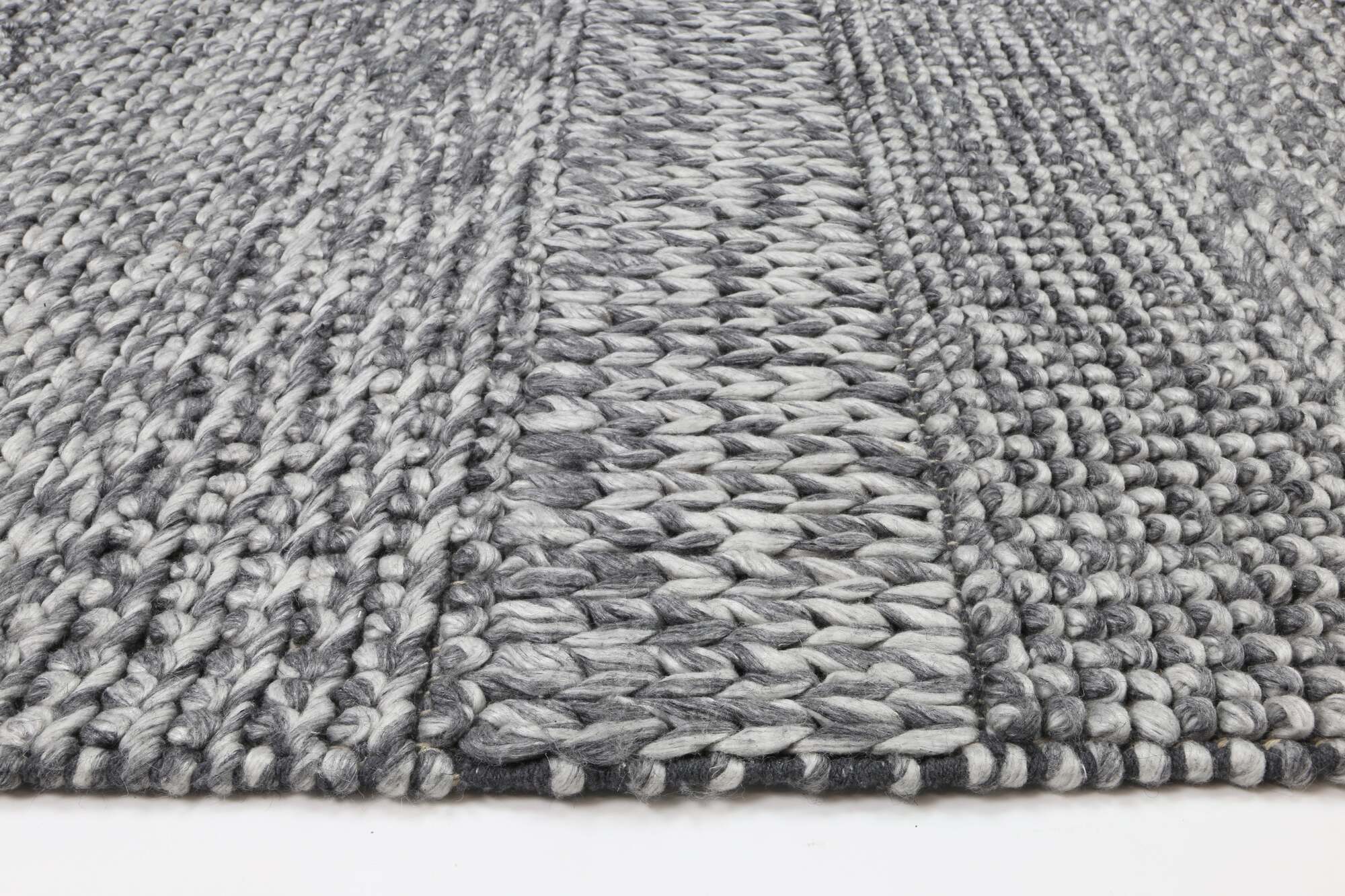 Zuri Charcoal Hand Loomed Rug